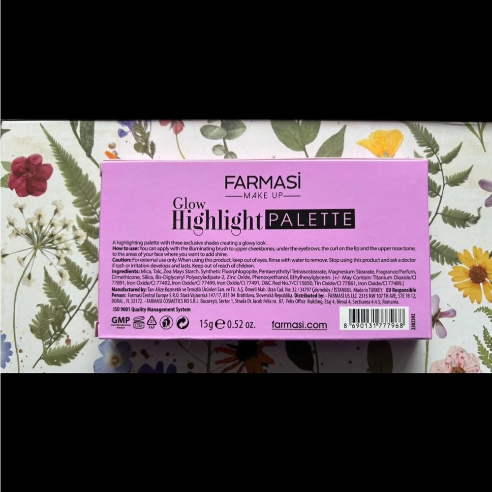 Farmasi Makeup Glow Highlight Palette - Tan
